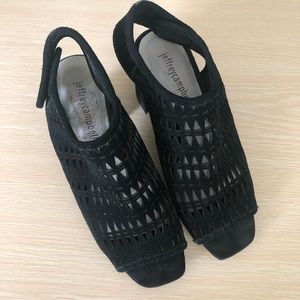 Jeffrey Campbell Suede Laser Cut Heels